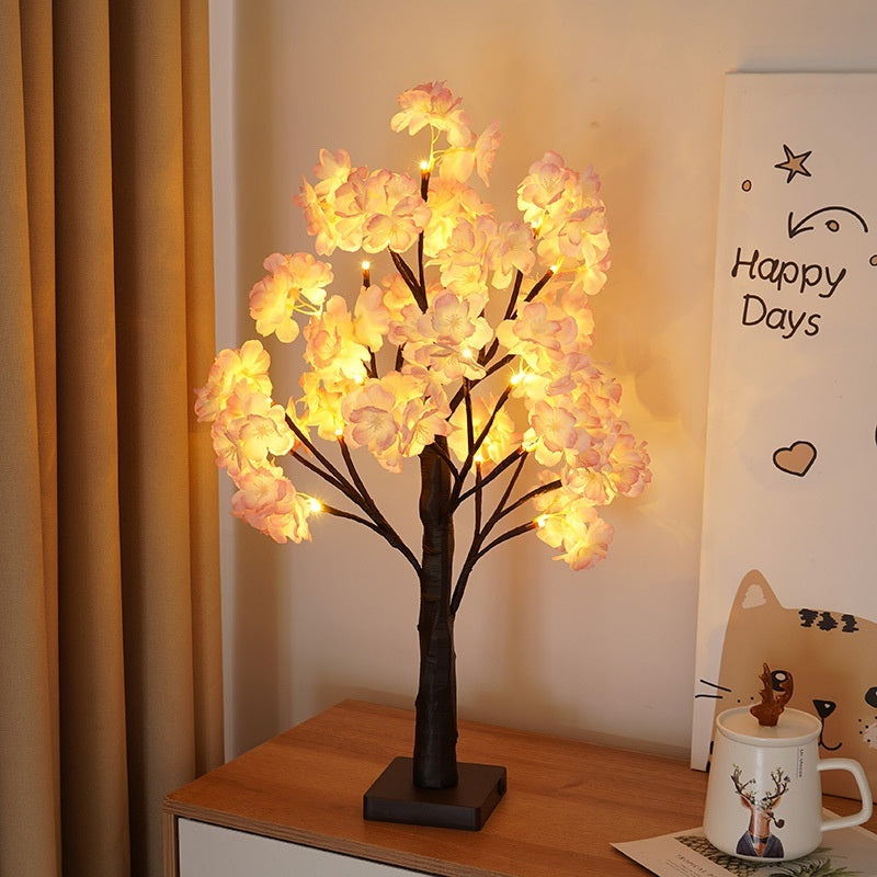 LED Cherry Blossom Tree Light – Decorative Indoor Lamp for Home, Party & Festive Decor – product photo