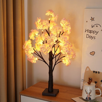 LED Cherry Blossom Tree Light – Decorative Indoor Lamp for Home, Party & Festive Decor – product photo