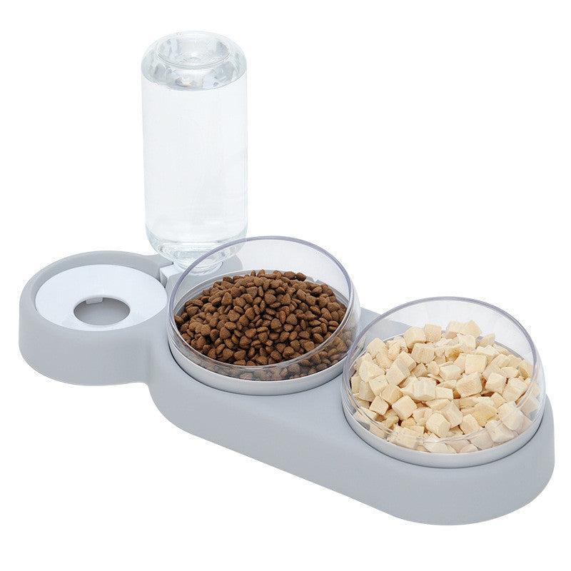 Pet Double Bowl with Water Fountain – product photo (view 9)