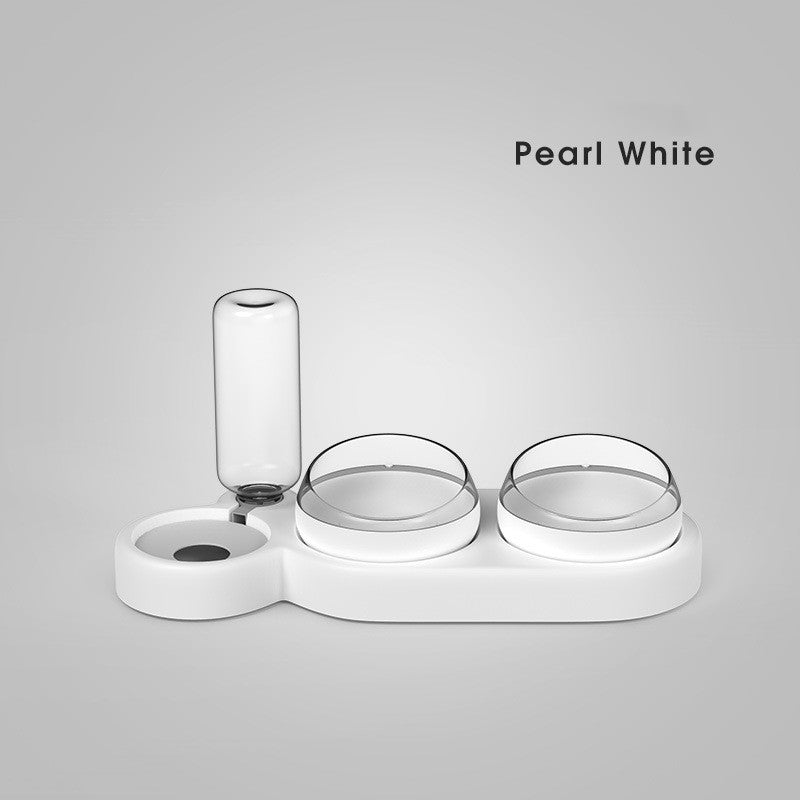 Pet Double Bowl with Water Fountain – product photo (view 10)