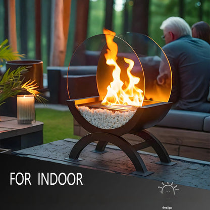 Desktop Alcohol Fireplace Lamp – product photo (view 4)