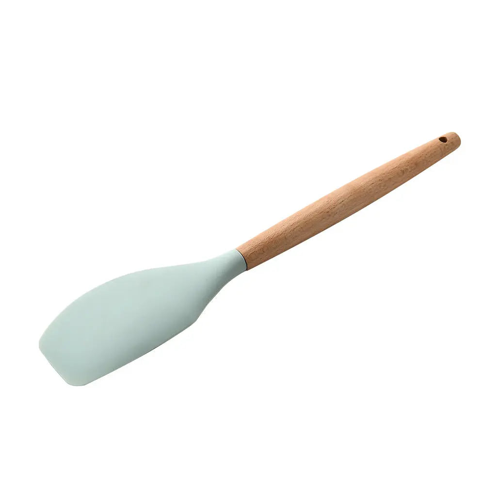 Silicone & Wood Handle Kitchen Utensil Set – Heat-Resistant Cooking Tools - view 24