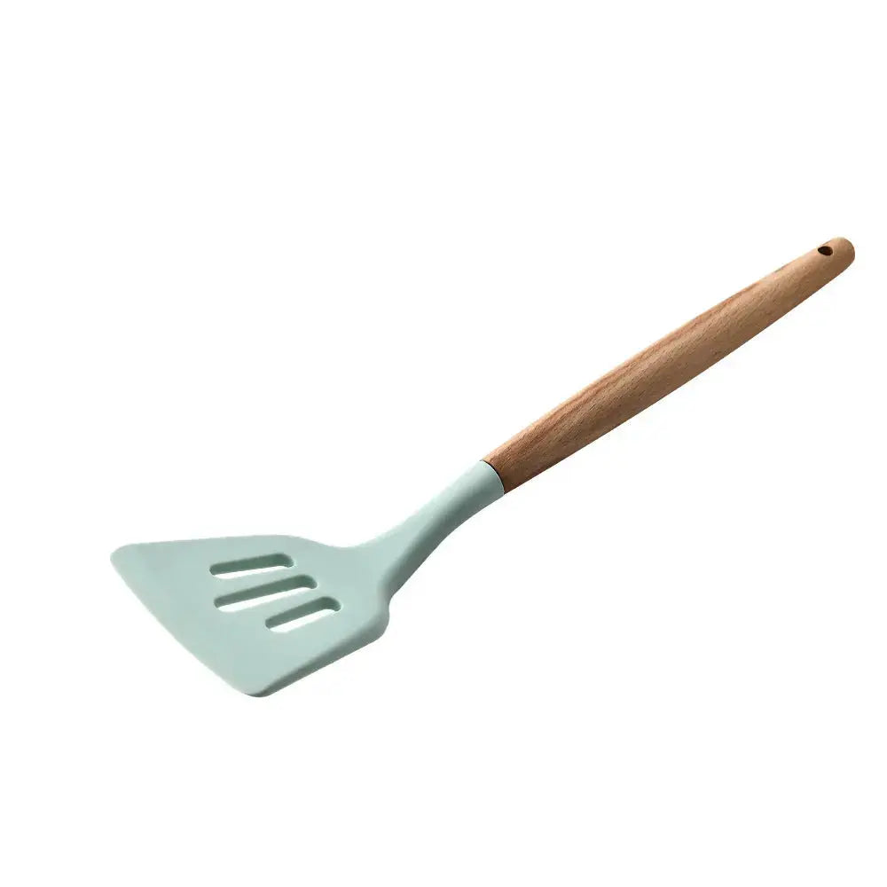 Silicone & Wood Handle Kitchen Utensil Set – Heat-Resistant Cooking Tools - view 20