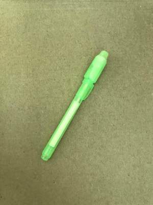 Flashlight marker pen for the magic glow drawing board