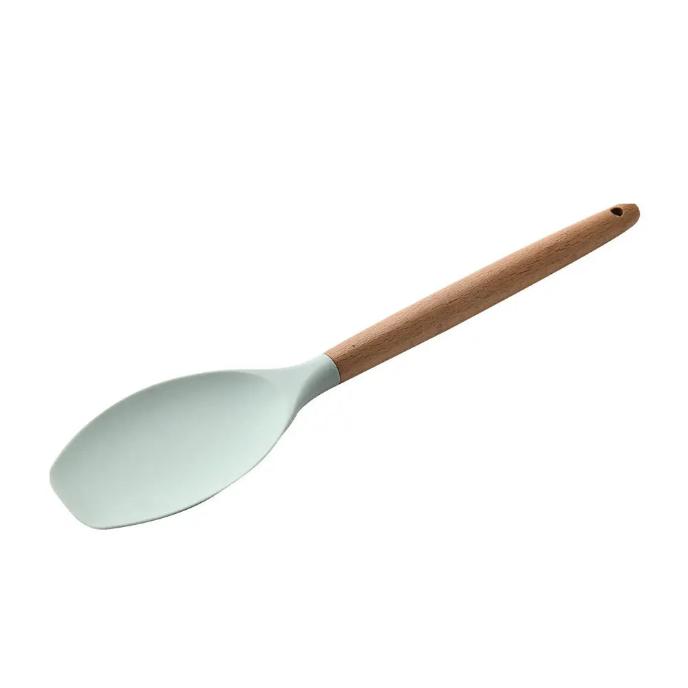 Silicone & Wood Handle Kitchen Utensil Set – Heat-Resistant Cooking Tools - view 23