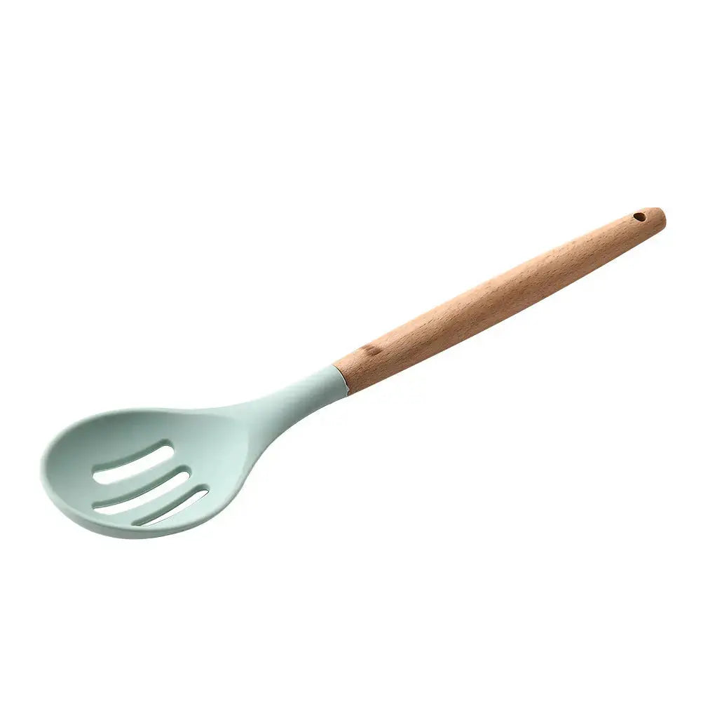 Silicone & Wood Handle Kitchen Utensil Set – Heat-Resistant Cooking Tools - view 18