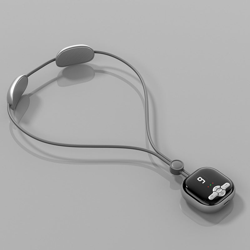 Hot compress function of the EMS neck massager warming the neck
