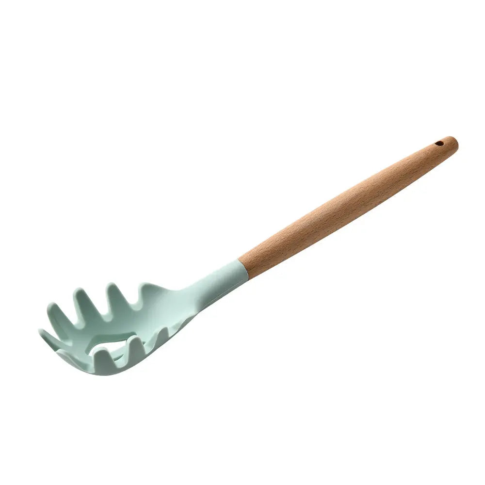 Silicone & Wood Handle Kitchen Utensil Set – Heat-Resistant Cooking Tools - view 22