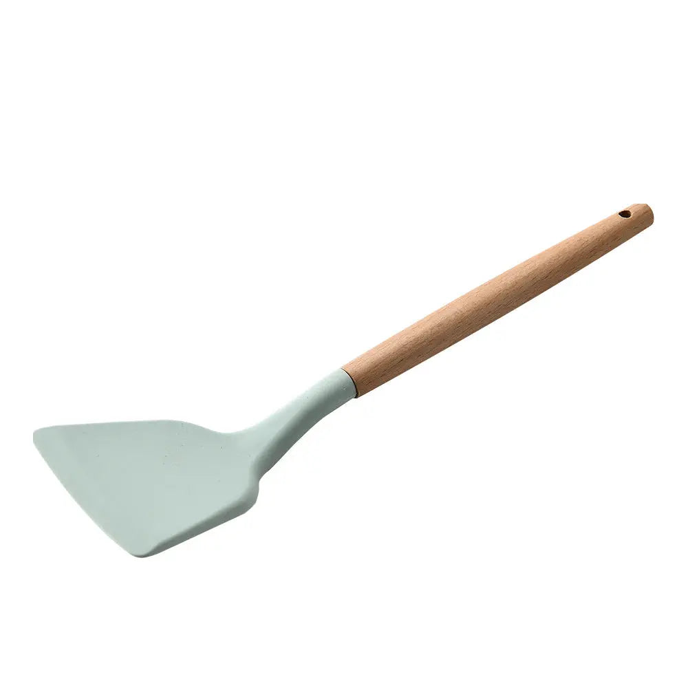 Silicone & Wood Handle Kitchen Utensil Set – Heat-Resistant Cooking Tools - view 19