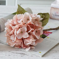 1 Bundle Silk Hydrangea Autumn Vase for Home Decor Valentine'S Day Wedding Bridal Bouquet Wall Setting Artificial Flowers Cheap