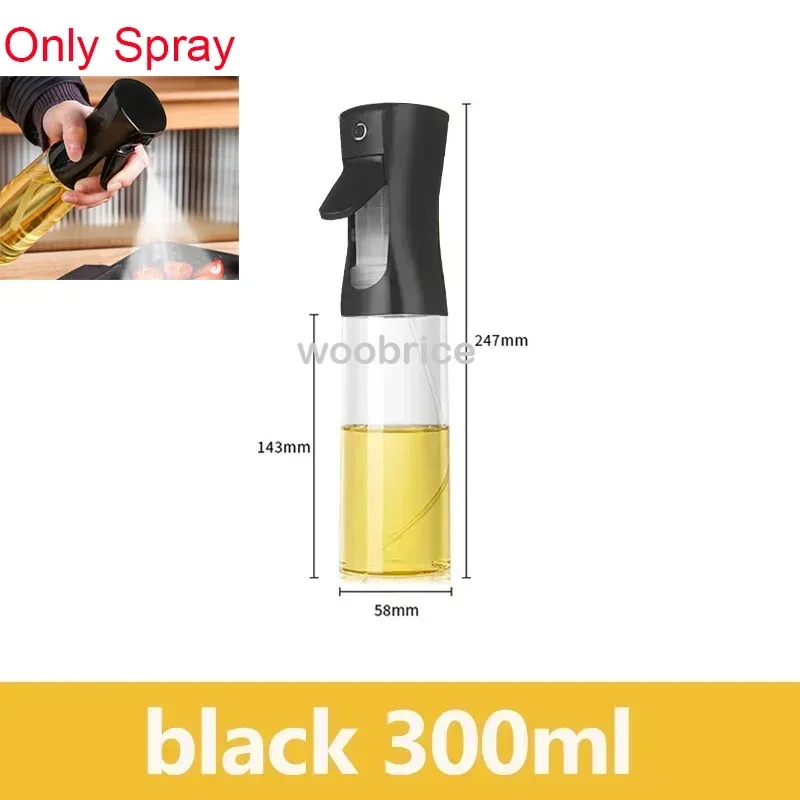 2 in 1 Oil Pour Spray Press-Type Oil Spray Bottle 500ML Kitchen Cooking Oil Sprayer Outdoor Barbecue Spray Bottle Vinegar Sauce