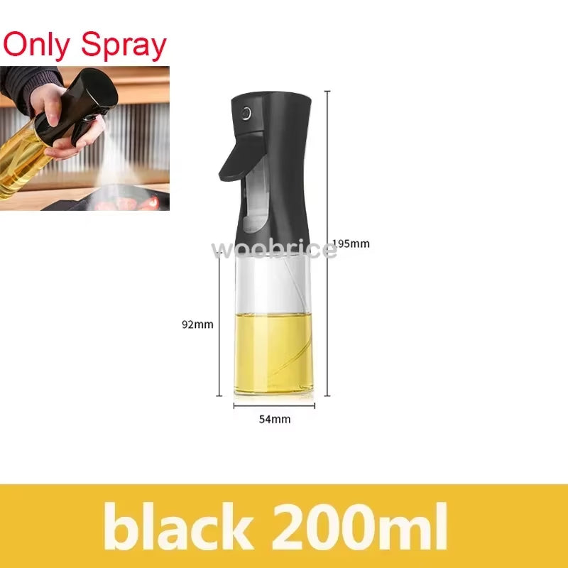 2 in 1 Oil Pour Spray Press-Type Oil Spray Bottle 500ML Kitchen Cooking Oil Sprayer Outdoor Barbecue Spray Bottle Vinegar Sauce