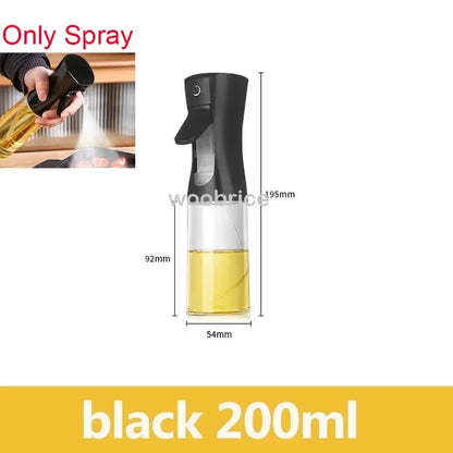 2 in 1 Oil Pour Spray Press-Type Oil Spray Bottle 500ML Kitchen Cooking Oil Sprayer Outdoor Barbecue Spray Bottle Vinegar Sauce