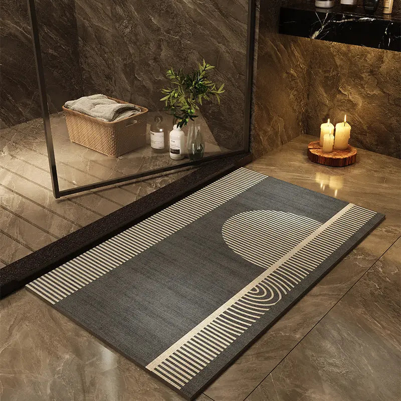 Printed Diatomaceous Earth Bathroom Mat – Quick-Drying & Water-Absorbent Floor Mat - view 15