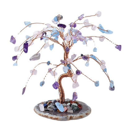 Natural White Crystal Cluster Decoration – Raw Crystal Home & Office Decor – product photo