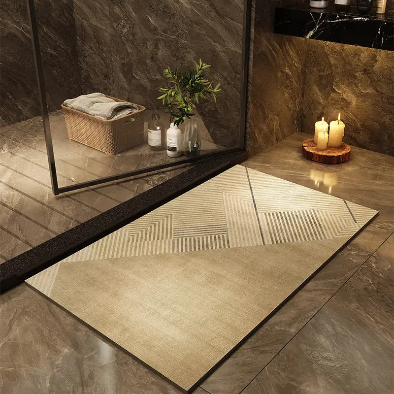 Printed Diatomaceous Earth Bathroom Mat – Quick-Drying & Water-Absorbent Floor Mat - view 16