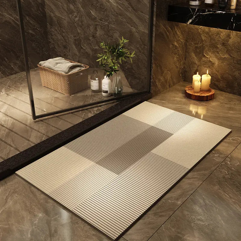 Printed Diatomaceous Earth Bathroom Mat – Quick-Drying & Water-Absorbent Floor Mat - view 11